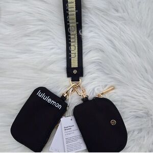 Lululemon dual pouch wristlet